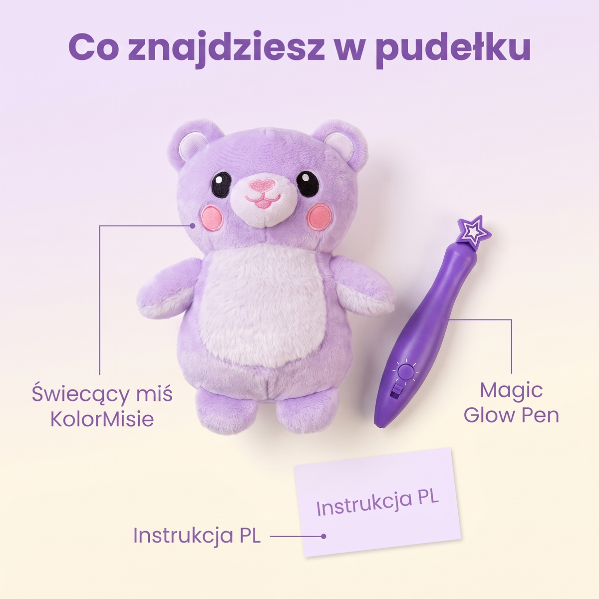 Świecący pluszak, który pomaga oderwać dziecko od telefonu i zająć je kreatywną zabawą